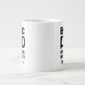 Grande Tasse Célébration de remplacement du genou de père bioni (Devant)