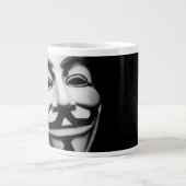 Grande Tasse Célèbre Hacker Anonymous Smile (Devant)