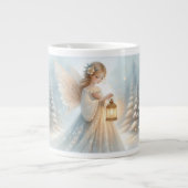 Grande Tasse Celestial Winter Angel Lantern of Comfort (Devant)