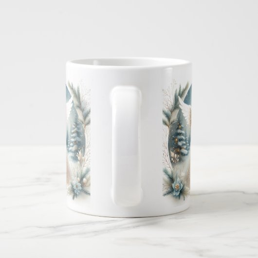 Grande Tasse Celestial Winter Angel Lantern of Hope (Dos)