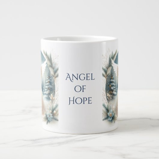 Grande Tasse Celestial Winter Angel Lantern of Hope (Devant)