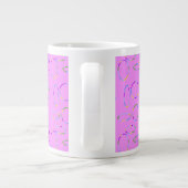Grande Tasse Cercles Cool rose moderne Boucles Fruit Splash (Dos)