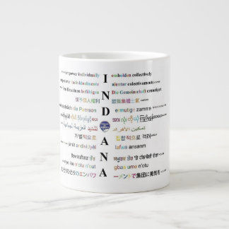 Grande Tasse Cercles d'Amérique - Langues de l'Indiana III