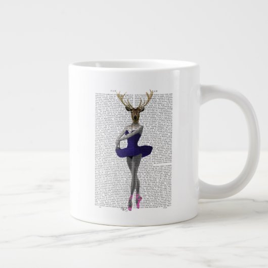 Grande Tasse Cerf de Ballerina en bleu (Droite)