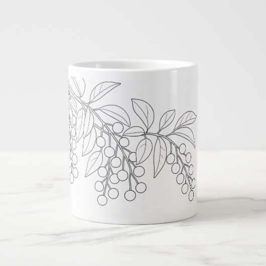 Grande Tasse Cerise noire - Prunus serotina (Devant)