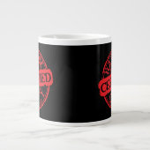 Grande Tasse Certified stamp random crazy custom text (Devant)