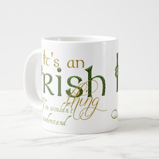 Grande Tasse C'est irlandais (Devant gauche)