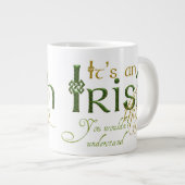 Grande Tasse C'est irlandais (Devant droit)