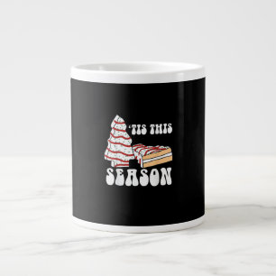Grande Tasse C'est la saison Arbre de Noël Groovy Rétro Vintage