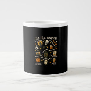 Grande Tasse C'est la saison chapeau de Père Noël Rétro Vintage