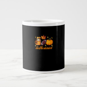 Grande Tasse C'Est La Saison Citrouille Leaf Latte Fall Thanksg