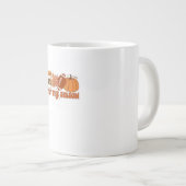 Grande Tasse C'Est La Saison Citrouille Leaf Thanksgiving Footb (Devant droit)