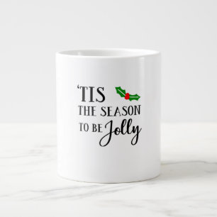 Grande Tasse C'est la saison d'être le gui de Noël