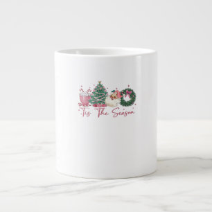 Grande Tasse C'est la saison Joyeux Noël Mignon Café de Noël Ch