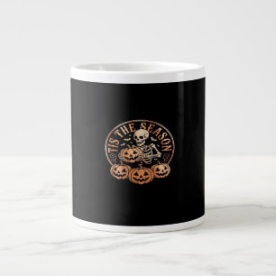 Grande Tasse C'est la saison Motoneige carreaux rouges