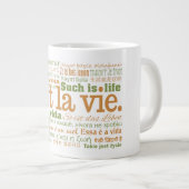 Grande Tasse C'est La Vie (Devant droit)