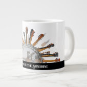 GRANDE TASSE CHAÎNES DE GUITARE AU SOLEIL (Devant droit)