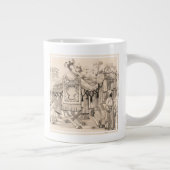 Grande Tasse Chameaux Marchant Habillés En Costume (Droite)