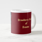 Grande Tasse Champ de fraises de rêves (Devant droit)