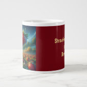 Grande Tasse Champ de fraises de rêves (Devant)