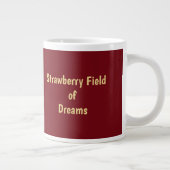 Grande Tasse Champ de fraises de rêves (Droite)