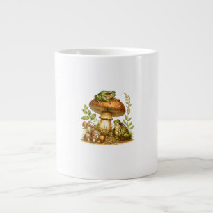 Grande Tasse Champignon de grenouille esthétique Cottagecore Go