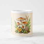 Grande Tasse Champignons aquarelle (Devant)