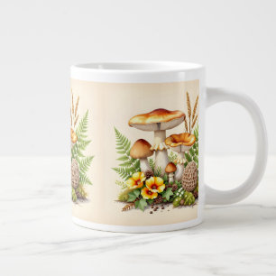 Grande Tasse Champignons aquarelle