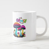 Grande Tasse Champignons psychédéliques super colorés (Droite)
