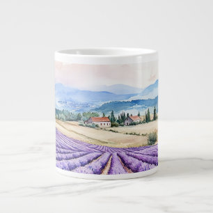 Grande Tasse Champs de lavande beaux arts