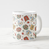 Grande Tasse Chandails de Noël et Motif Casquette (Devant droit)