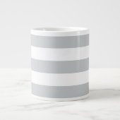 Grande Tasse Changer les bandes grises en n'importe quelle Pers (Devant)