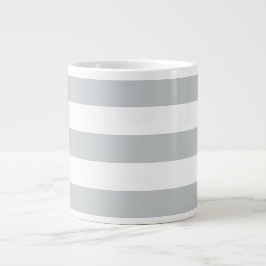 Grande Tasse Changer les bandes grises en n'importe quelle Pers (Devant)