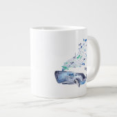 Grande Tasse Chanter la baleine bleue musicale (Devant droit)