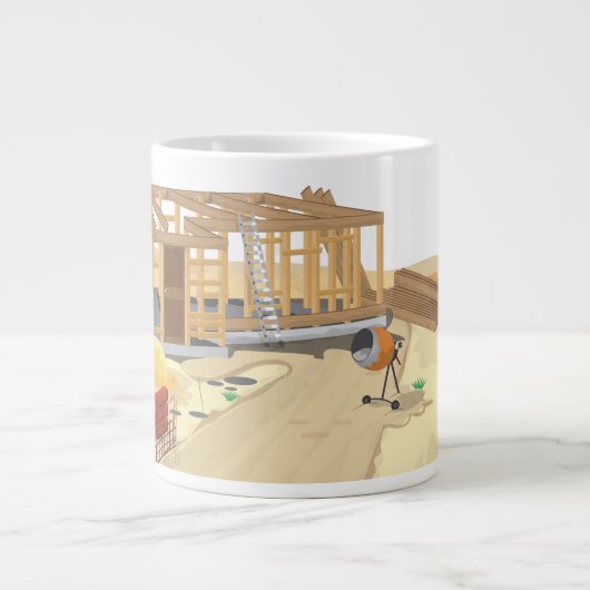 Grande Tasse Chantier de construction (Devant)