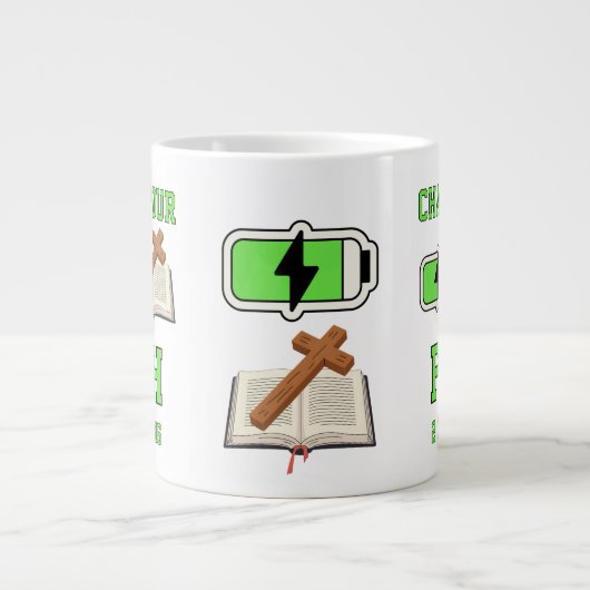 Grande Tasse Charge ta foi (Devant)