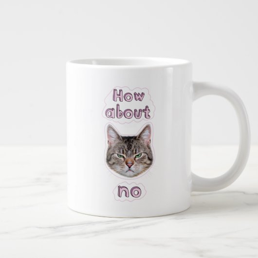 Grande Tasse Chat agacé (Droite)