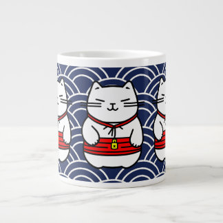 Grande Tasse Chat chanceux japonais ou Maneki-Neko