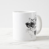 Grande Tasse Chat Cool (Devant droit)