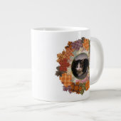 Grande Tasse Chat de congé d'automne (Devant droit)