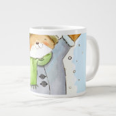 Grande Tasse Chat d'hiver (Devant droit)