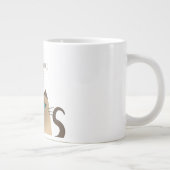 Grande Tasse Chat drôle (Droite)