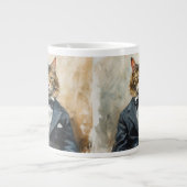 Grande Tasse Chat en costume (Devant)