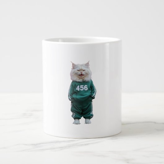 Grande Tasse Chat en Coupe (Devant)
