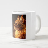Grande Tasse Chat en feu (Devant droit)
