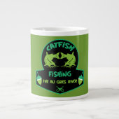 Grande Tasse Chat Fishing Au Gres (Devant)