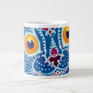 Grande Tasse Chat gothique bleu