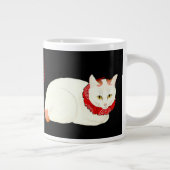 Grande Tasse Chat japonais blanc et gingembre (Droite)