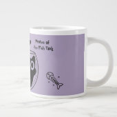 Grande Tasse Chat Mignon,Chat Drôle, Script Drôle, Moderne, Bra (Droite)