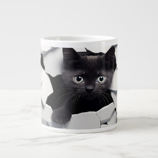 Grande Tasse Chat noir